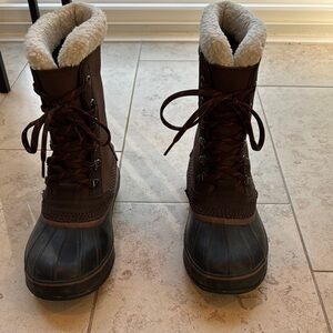 Cozy Fur-Lined Lace-Up Boots
